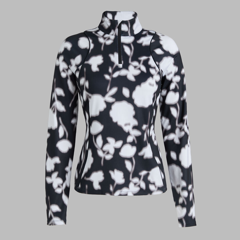 g fore BLUR FLORAL TECH JERSEY PULLOVER