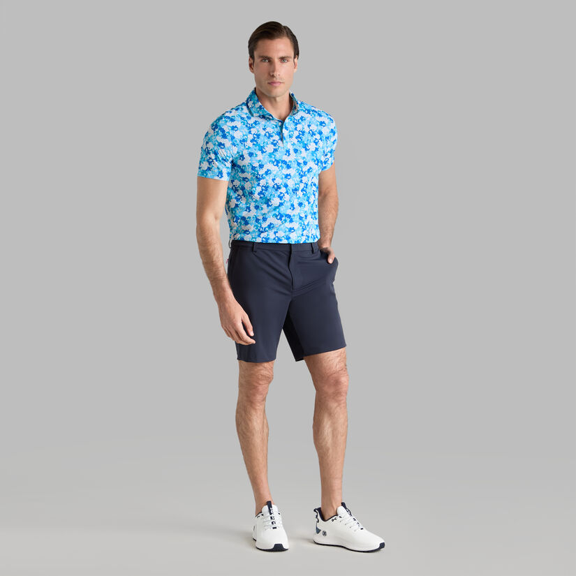 G Fore CAMO FLORAL TECH PIQUÉ POLO