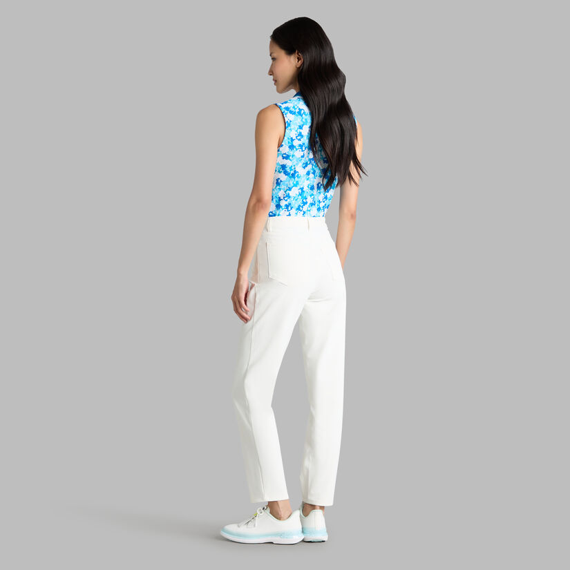 G Fore CAMO FLORAL TECH PIQUÉ SLEEVELESS POLO