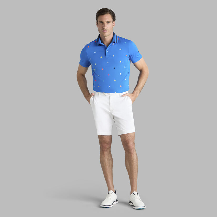 G Fore EMBROIDERED TECH JERSEY POLO
