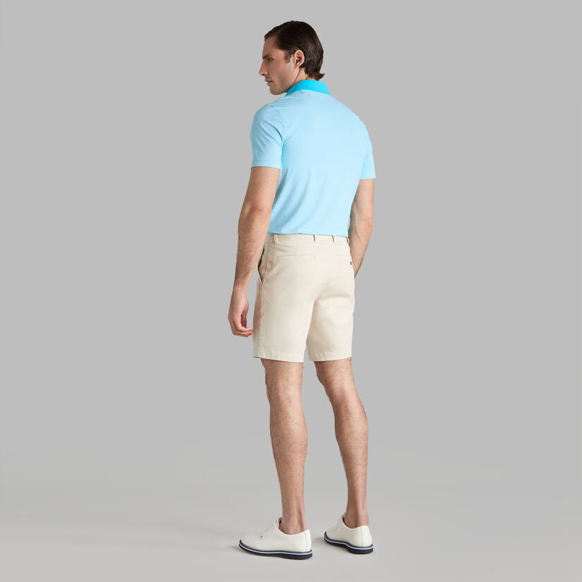 G Fore FEEDER STRIPE FINE TECH JERSEY POLO