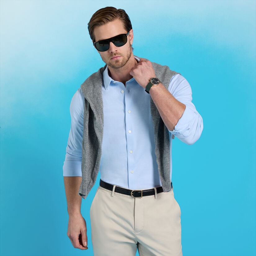 G Fore LUXE COTTON BLEND SHIRT