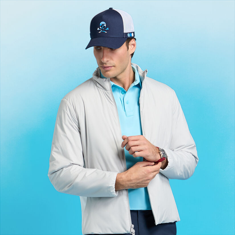 G Fore MÉLANGE ICE NYLON POLO