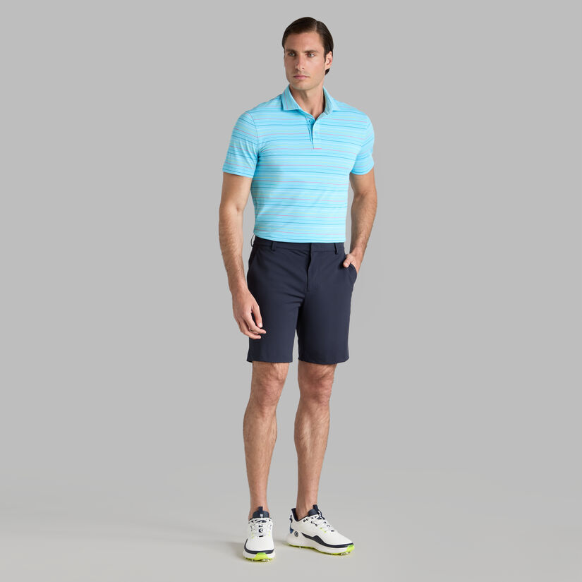 G Fore MULTI STRIPE TECH PIQUÉ PERFORMANCE POLO