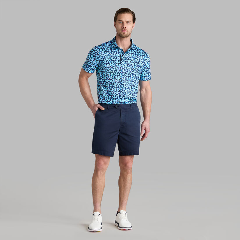 G Fore OPTIC FLORAL TECH JERSEY POLO