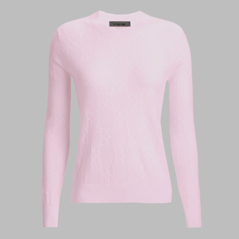 g fore POINTELLE G CREWNECK SWEATER