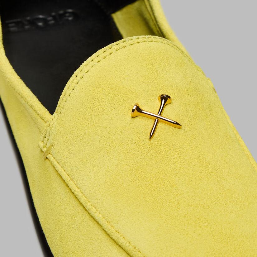 G Fore WOMEN'S METAL TEES SUEDE FLEX LOAFER