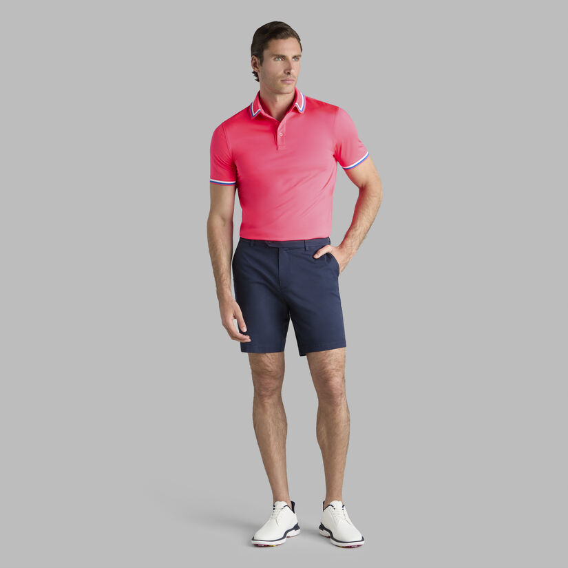 G Fore G/TAB ESSENTIAL TECH JERSEY BANDED SLEEVE POLO