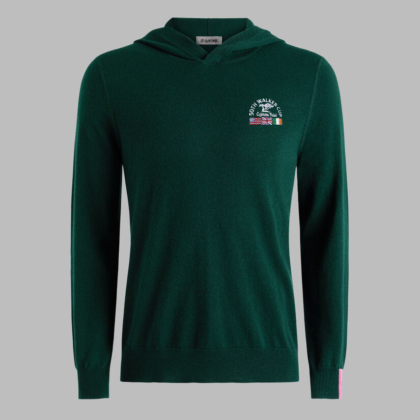 G Fore LTD RELEASE 2025 WALKER CUP CASHMERE HOODED SWEATER