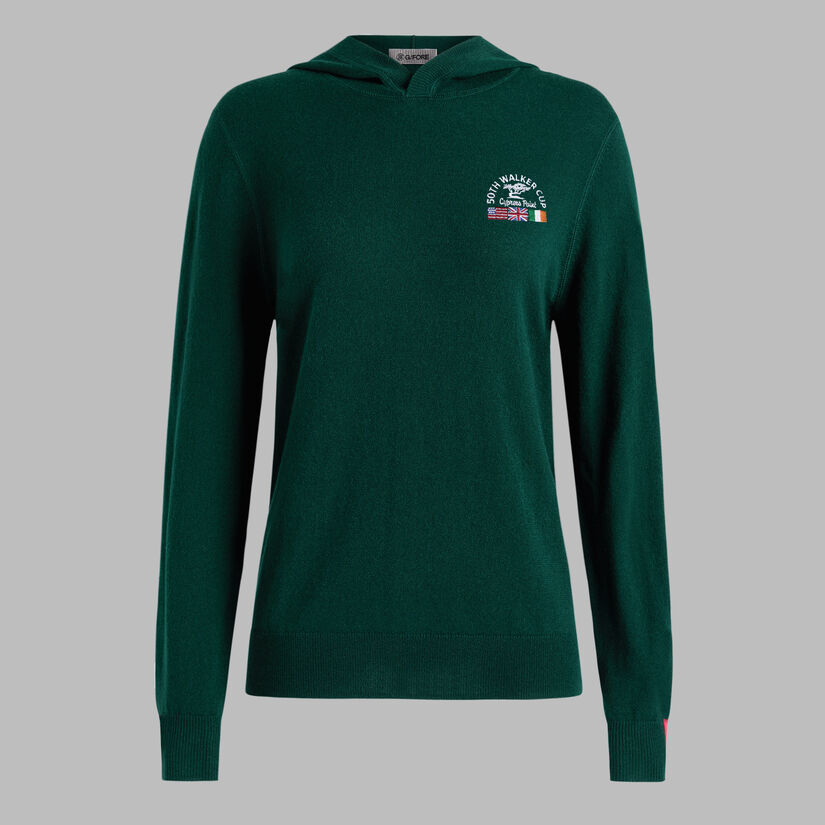 G Fore LTD RELEASE 2025 WALKER CUP CASHMERE HOODED SWEATER
