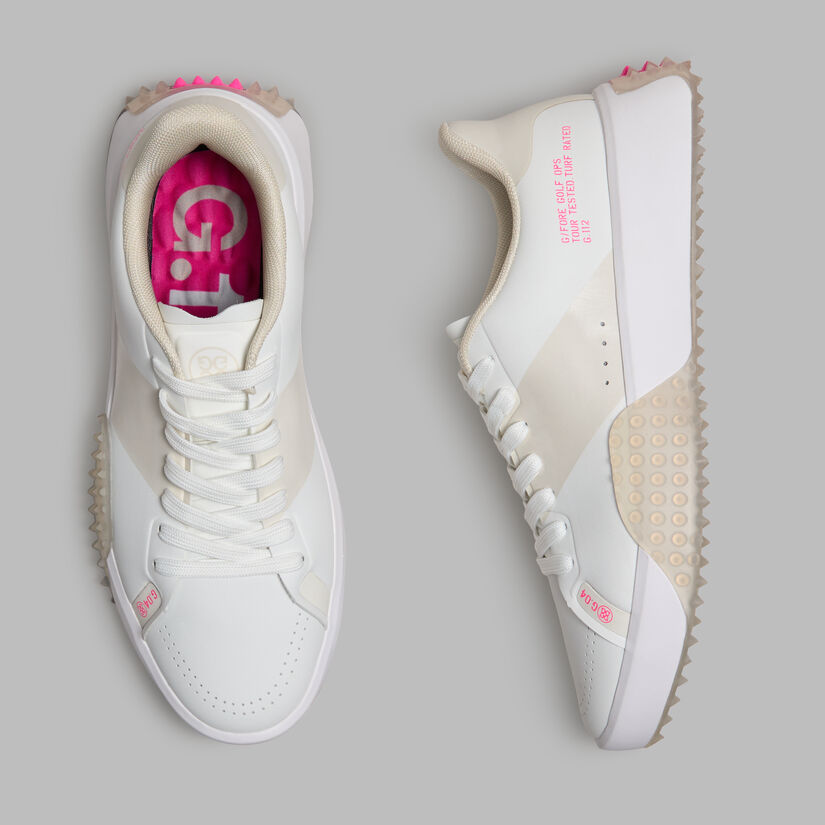 G Fore WOMEN'S G.112 SADDLE STRIPE KILTIE GOLF SHOE