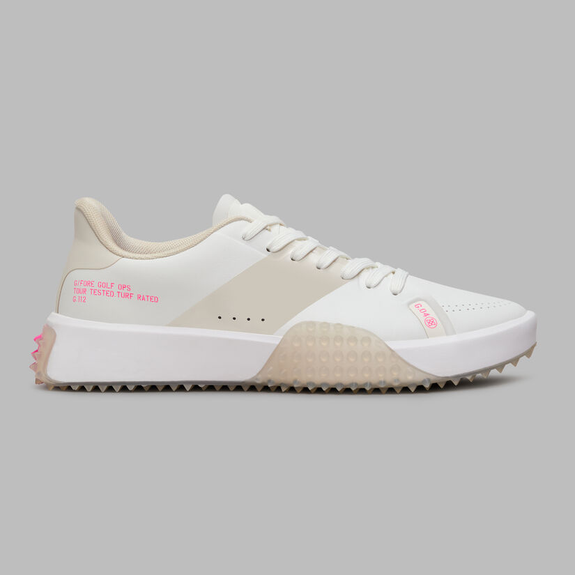 g fore WOMEN'S G.112 SADDLE STRIPE KILTIE GOLF SHOE