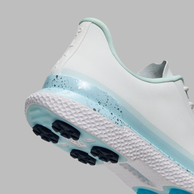 G Fore WOMEN'S GALLIVAN2R TUXEDO STRIPE STIPPLED GOLF SHOE