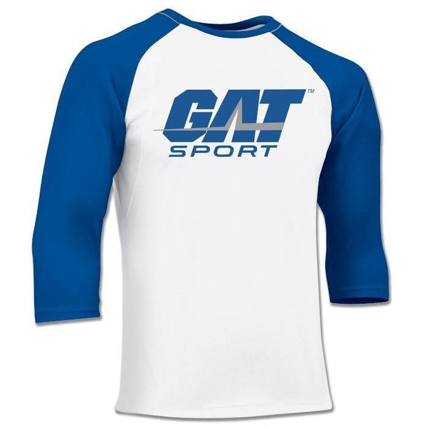 g.a.t. GAT Sport Baseball Raglan - White/Blue