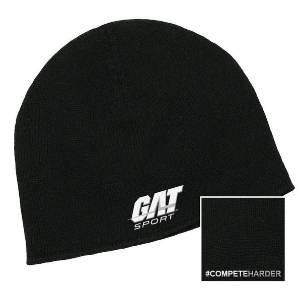 g.a.t. GAT Sport #COMPETEHARDER Beanie - Black