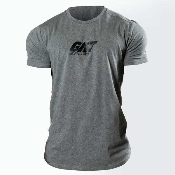 g.a.t. GAT Sport Elite Short Sleeved Performance T-Shirt for Men - Gray