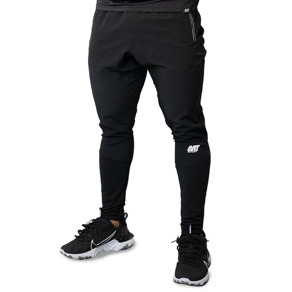 g.a.t. GAT Sport Performance Compression Joggers for Men - Black
