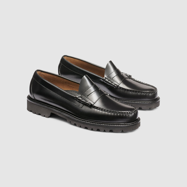 g.h. bass & co MENS LARSON LUG WEEJUNS LOAFER Black