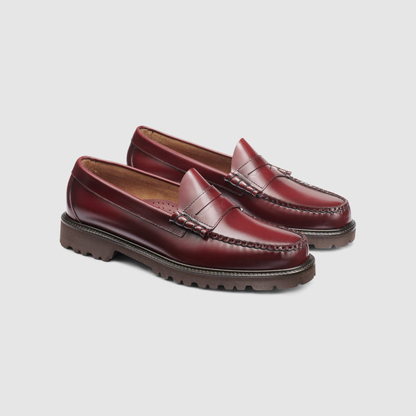 g.h. bass & co MENS LARSON LUG WEEJUNS LOAFER Wine