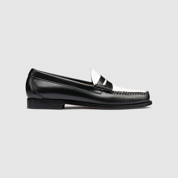 G.h. Bass & Co MENS LARSON WEEJUNS LOAFER Black/White