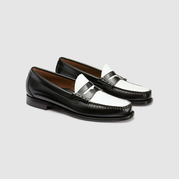 g.h. bass & co MENS LARSON WEEJUNS LOAFER Black/White