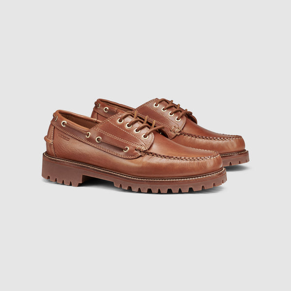 g.h. bass & co MENS RANGER CAMP MOC IN LEATHER Brown