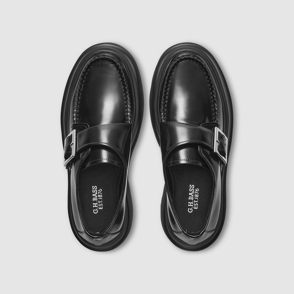 G.h. Bass & Co WOMENS ELLA PLATFORM DERBY Black