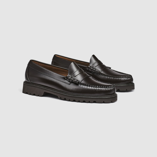 g.h. bass & co MENS LARSON LUG WEEJUNS LOAFER Dark Brown