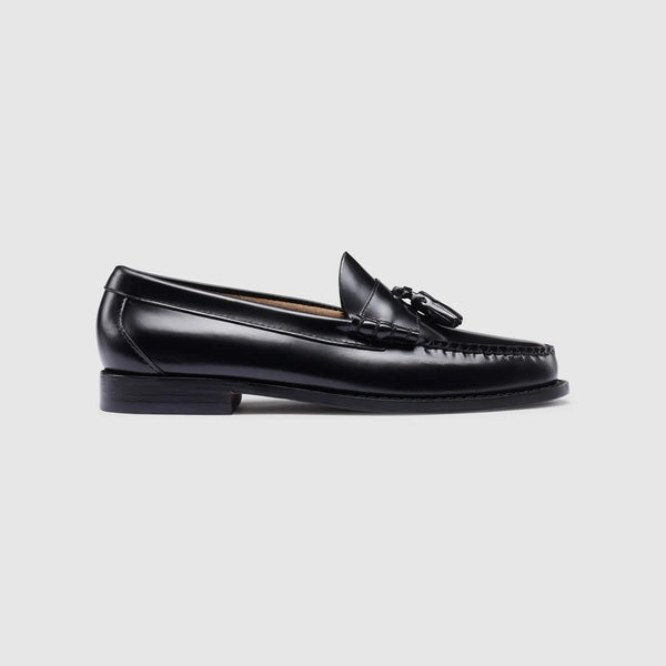 G.h. Bass & Co MENS LENNOX LEATHER TASSEL WEEJUNS LOAFER Black