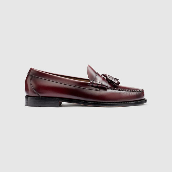 G.h. Bass & Co MENS LENNOX LEATHER TASSEL WEEJUNS LOAFER Wine
