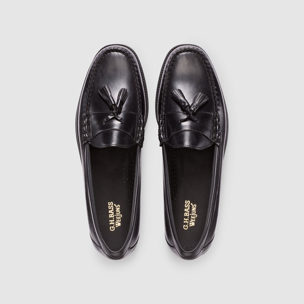 G.h. Bass & Co MENS LENNOX TASSLE EASY WEEJUNS LOAFER Black