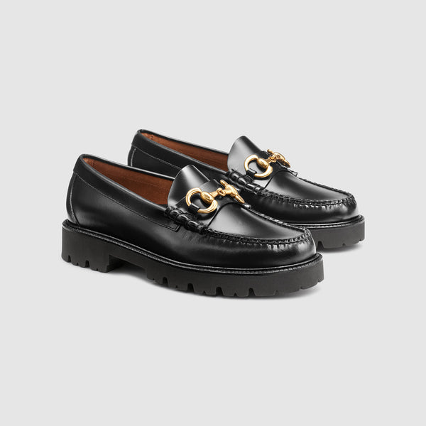 g.h. bass & co MENS LINCOLN SUPER BIT SUPER LUG WEEJUNS LOAFER Black