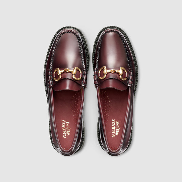 G.h. Bass & Co MENS LINCOLN SUPER BIT SUPER LUG WEEJUNS LOAFER Wine