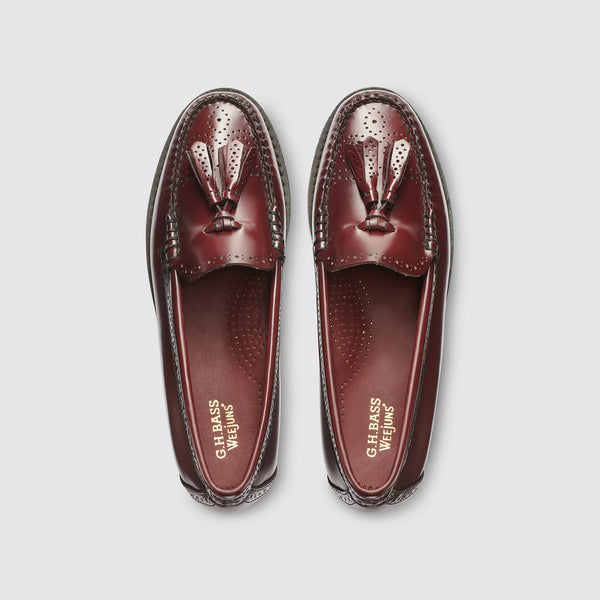 G.h. Bass & Co WOMENS ESTELLE TASSEL WEEJUNS LOAFER Wine