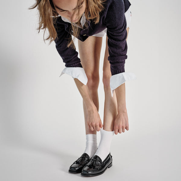 G.h. Bass & Co WOMENS ESTHER KILTIE TASSEL WEEJUNS LOAFER Black