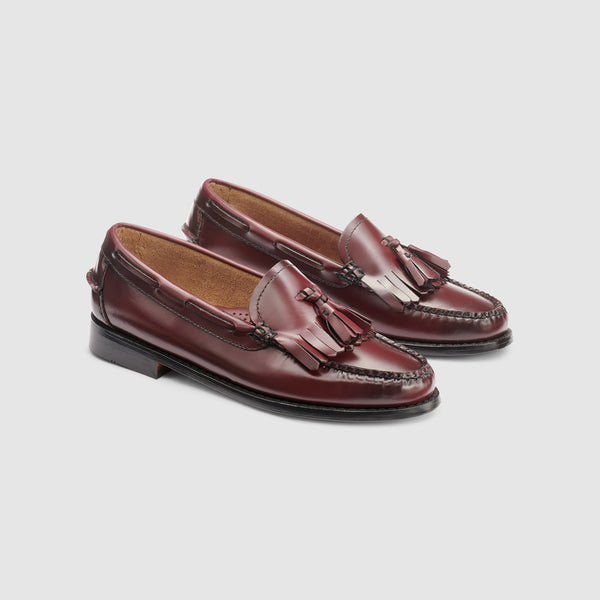g.h. bass & co WOMENS ESTHER KILTIE TASSEL WEEJUNS LOAFER Wine