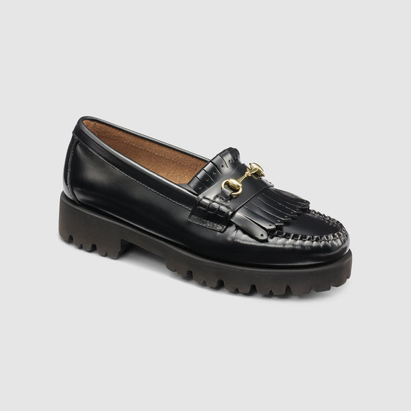 G.h. Bass & Co WOMENS LIANNA KILTIE SUPER LUG WEEJUNS LOAFER Black