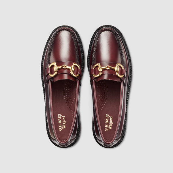 G.h. Bass & Co WOMENS LIANNA SUPER BIT SUPER LUG WEEJUNS LOAFER Wine