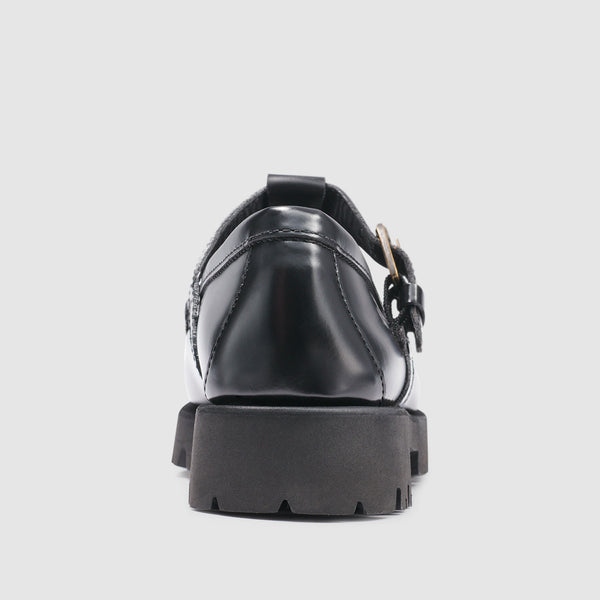 G.h. Bass & Co WOMENS MARY JANE FISHERMAN SUPER LUG WEEJUNS LOAFER Black