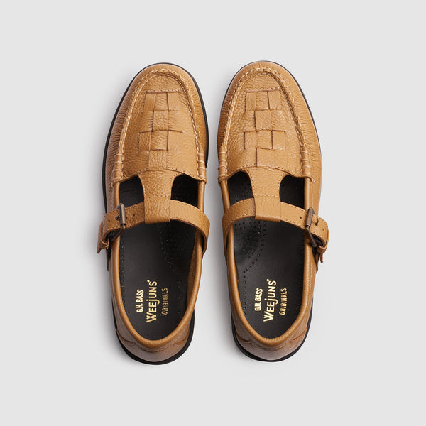 G.h. Bass & Co WOMENS MARY JANE FISHERMAN SUPER LUG WEEJUNS LOAFER Brown