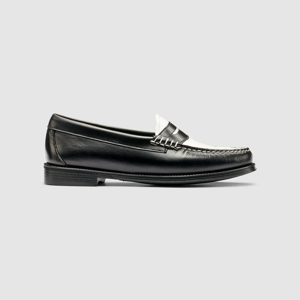 G.h. Bass & Co WOMENS WHITNEY EASY WEEJUNS LOAFER Black/White