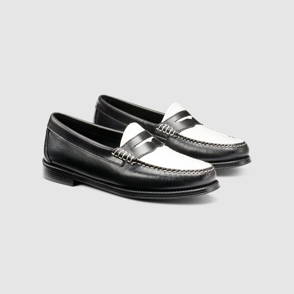 g.h. bass & co WOMENS WHITNEY EASY WEEJUNS LOAFER Black/White