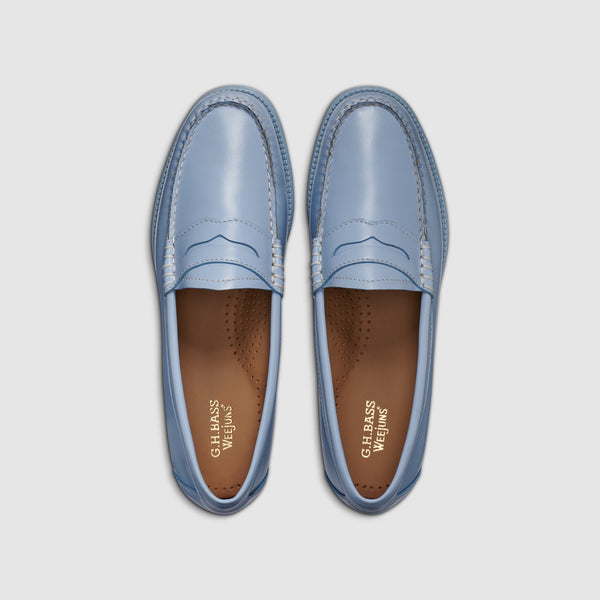 G.h. Bass & Co WOMENS WHITNEY EASY WEEJUNS LOAFER Blue