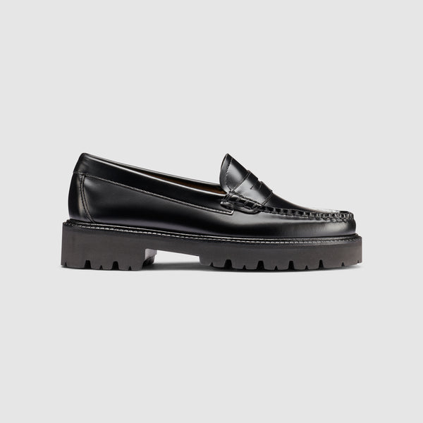 g.h. Bass & Co WOMENS WHITNEY SUPER LUG WEEJUNS LOAFER Black