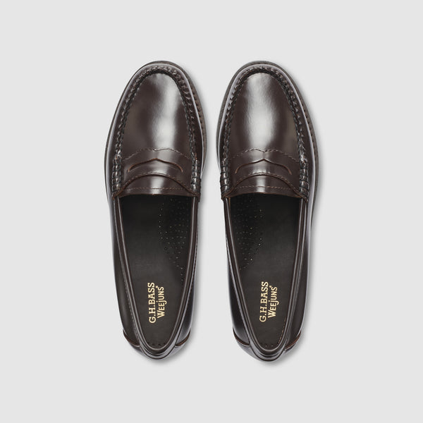 G.h. Bass & Co WOMENS WHITNEY WEEJUNS LOAFER Dark Brown