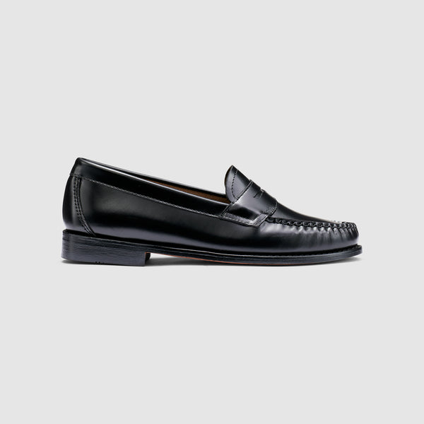 G.h. Bass & Co WOMENS WILLA FLAT STRAP WEEJUNS LOAFER Black