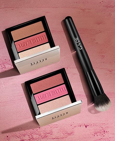 Ga De SELFIE 3 #27 Blush & Highlighter Trio Palette