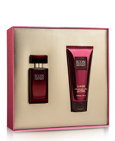 Ga De ICON INSTINCT A Perfume Set That Includes ICON INSTINCT Eau De Parfum Spray 50ml and  Body Lotion 100ml