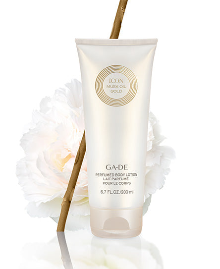 Ga De ICON MUSK OIL GOLD A Luxurious Lightweight Lotion That Slips On Easily And Absorbs Quickly