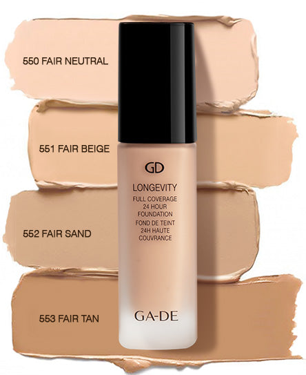 Ga De LONGEVITY 24H FOUNDATION A 24-hour Full Coverage Non-transfer Foundation
